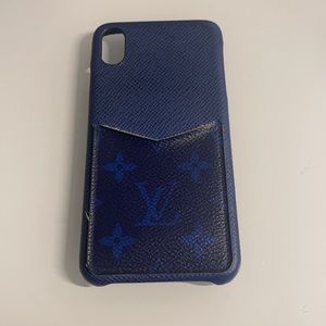 LOUIS VUITTON Other accessories M68692 iPhone case X/Xs Monogram macacer  Brown unisex Used